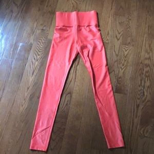 High Waisted Takaras in Coral